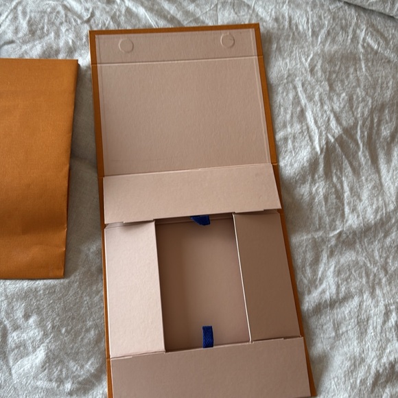 Louis Vuitton Orange Storage Bag and Box Storage